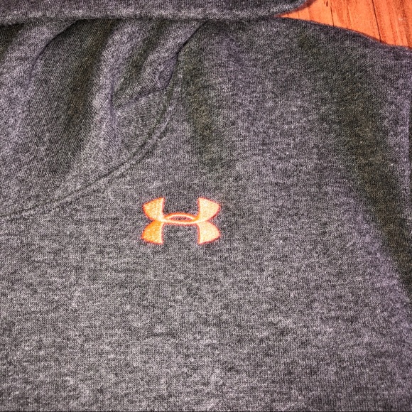 UNDER ARMOUR Hoodie Pullover Sweatshirt Cowl Neck Gray Large Women’s - Picture 5 of 16